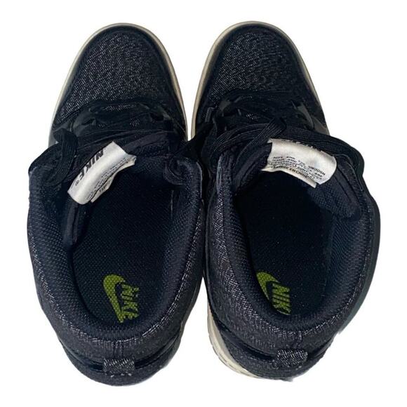 Nike Dunk Sky Hi Womens Black Size US 8 Lace Up Hidden Wedge Sneakers 2014 - Picture 11 of 11